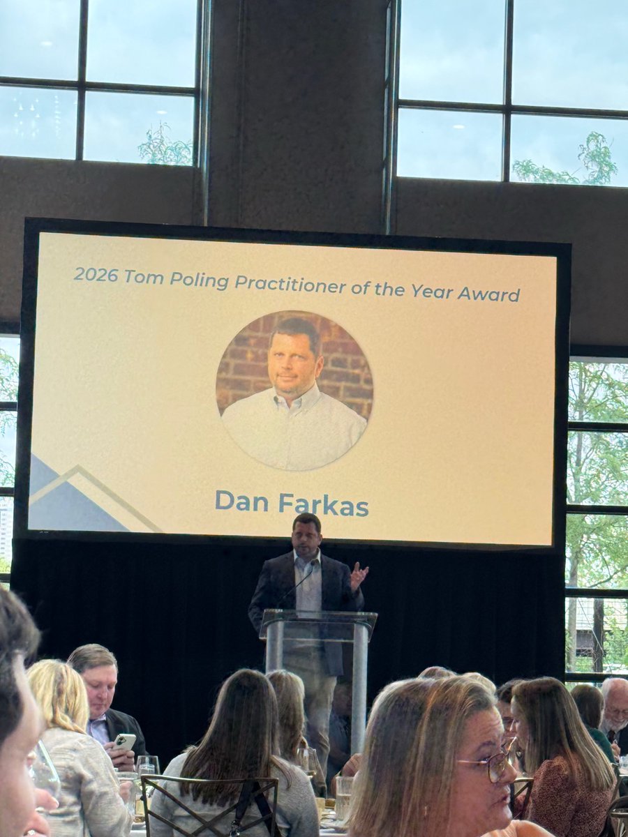 ScrippsOU's tweet photo. Congratulations to Dan Farkas, BSJ '98, MBA '14, for winning the Tom Poling Practitioner of the Year award from Central Ohio PRSA last week. 👏

Dan is a professor of strategic communication at OHIO and co-advises OHIO's PRSSA chapter. https://t.co/ExWG35MiRY