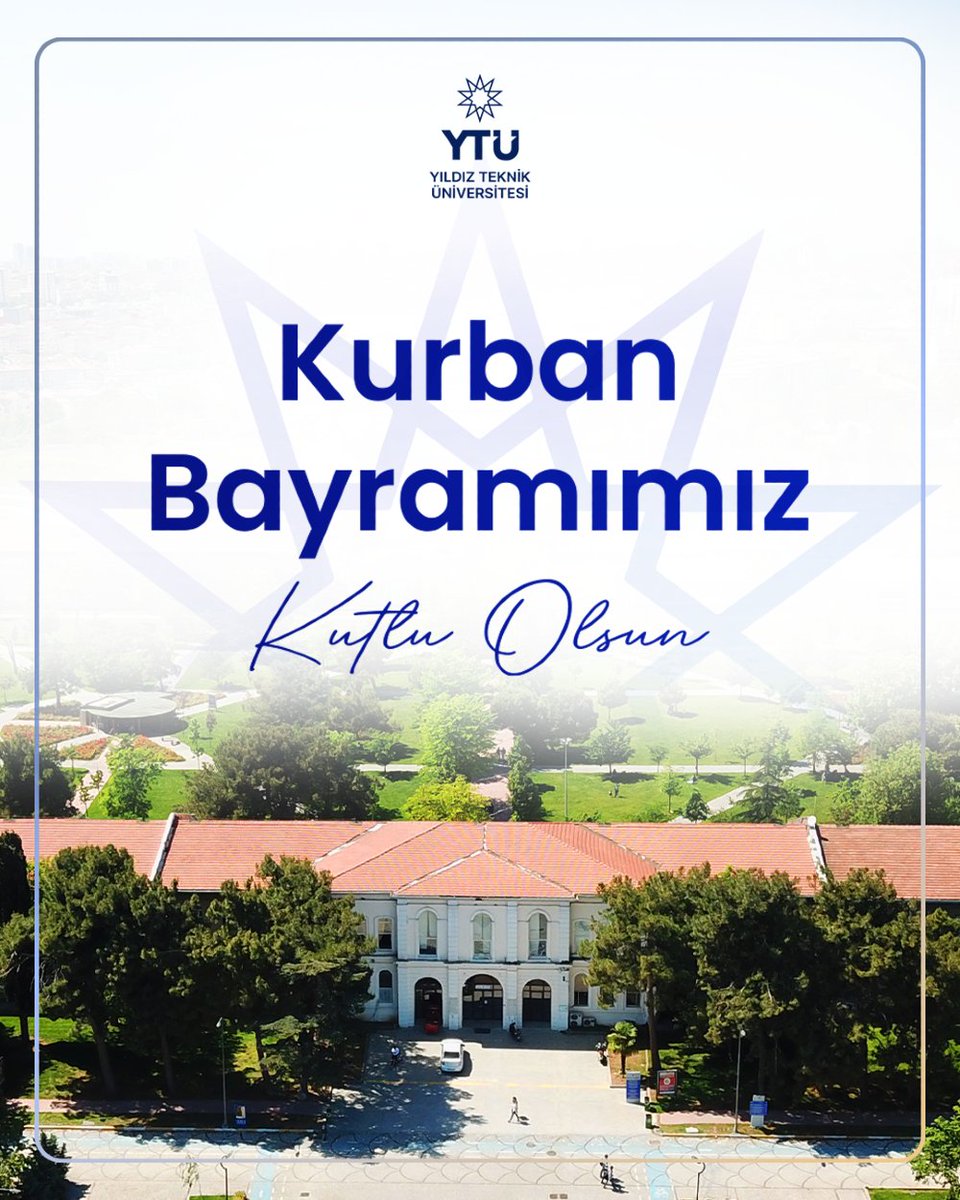YildizEdu's tweet photo. ✨Yardımlaşma ve dayanışma ruhuyla kalplerimizin birleştiği, mesafelerin paylaşılan mutluluklarla kısaldığı bir bayram diliyoruz.

Sağlık, huzur ve neşe dolu bir #KurbanBayramı geçirmeniz dileğiyle…🌸

#YTU #TürkiyeninYıldızı https://t.co/7fNTbpClzj