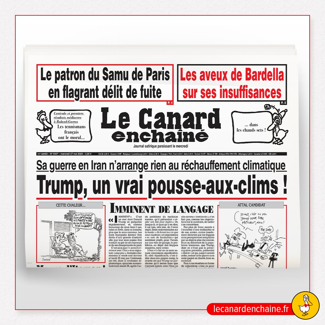 Le Canard enchaîné tweet media