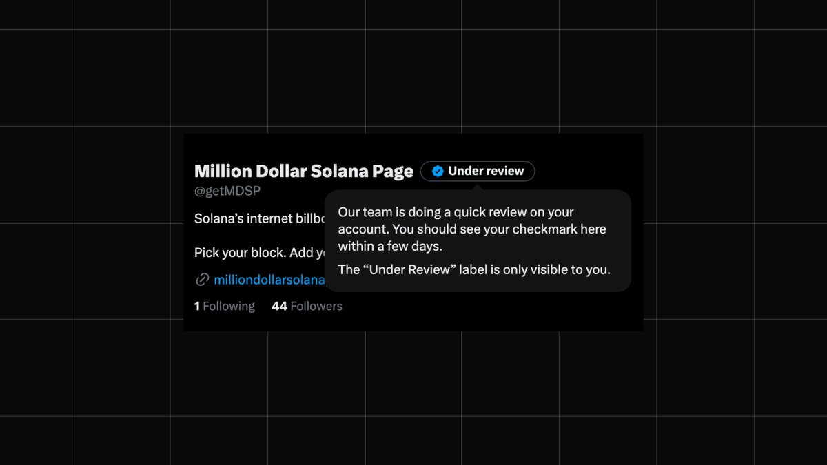 Million Dollar Solana Page tweet media