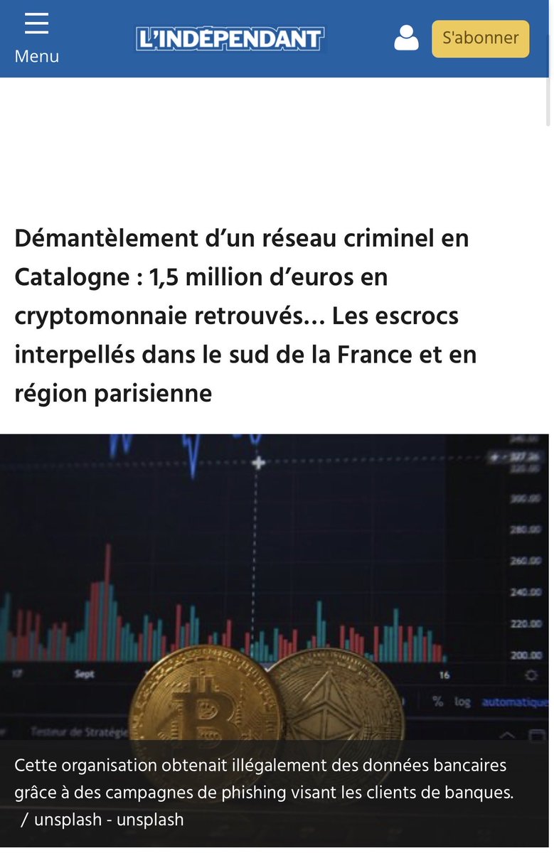 CryptoastMedia's tweet photo. Les cryptomonnaies ne sont pas l’outil idéal pour les criminels épisode 77.

« Les enquêteurs ont réussi à retracer environ 1,5 million d’euros dans des portefeuilles numériques et ont demandé le gel de ces avoirs grâce à une coopération internationale. » https://t.co/GLXotIrwo0