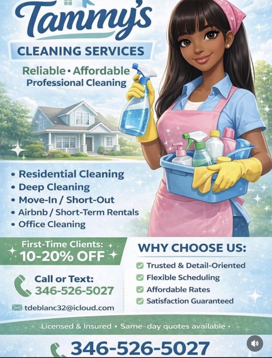 TwerkSlim's tweet photo. Good afternoon, Facebook family and friends. Book me for your cleaning 🧼 service. As you can see, I do a great 😊 job. If you send me 1 or 2 clients to book me, you will receive a FREE cleaning 🧼. I am also working on a special and something for Father's Day. https://t.co/zbpM5h9YMk