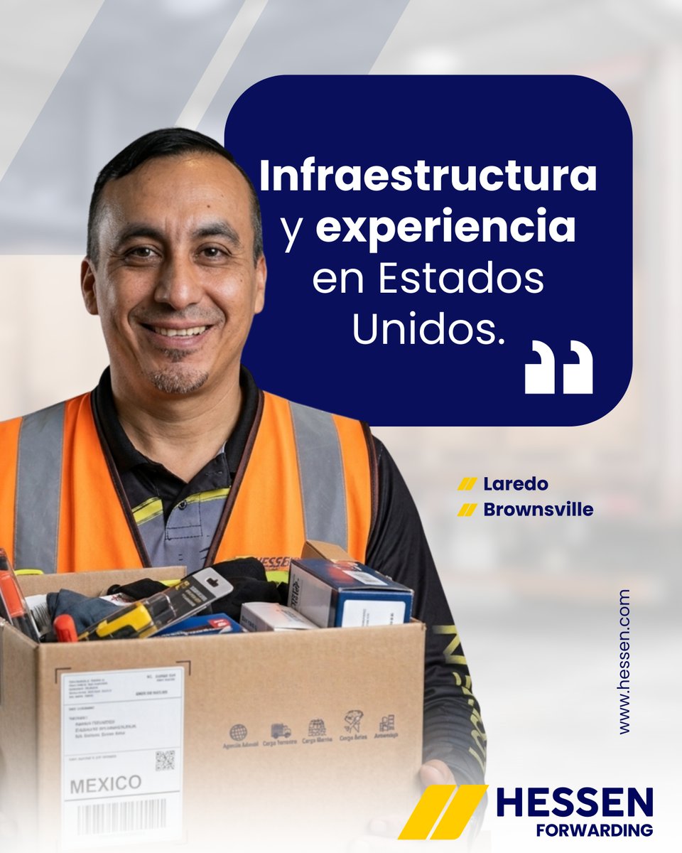 HessenLogistics's tweet photo. 🚛Infraestructura, experiencia y presencia estratégica en Estados Unidos.

En Hessen Forwarding contamos con operaciones en Laredo y Brownsville para brindar soluciones logísticas eficientes, seguras y adaptadas a las necesidades de nuestros clientes. 📦 https://t.co/pyFp22g9gr
