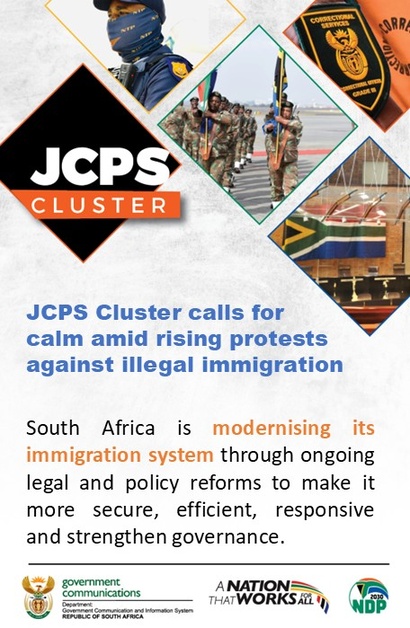 GovernmentZA's tweet photo. 🛂 Modernising immigration systems
South Africa is modernising its immigration system through ongoing legal and policy reforms to make it more secure, efficient and responsive.
#GovZAUpdates #JCPSCluster #Immigratio https://t.co/9ZIajRcZZr