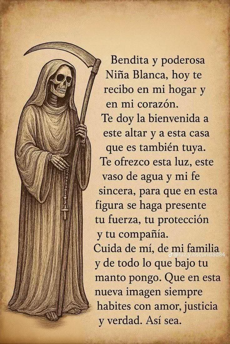 My Santa muerte tweet media