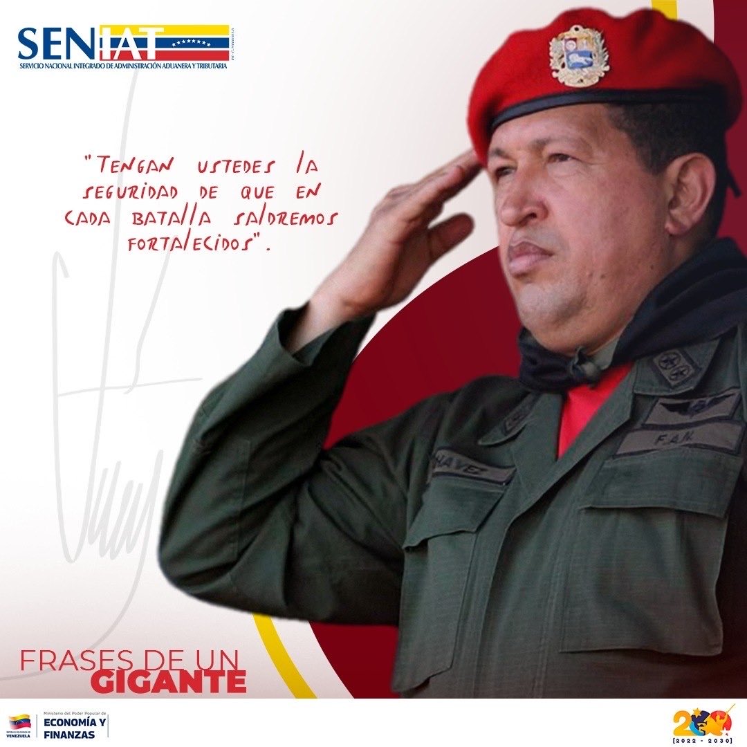 Stimaturin_1's tweet photo. Frases de un Gigante 🇻🇪❤️

#ChavezVive #Venezuela https://t.co/8sJoZBV0Jn