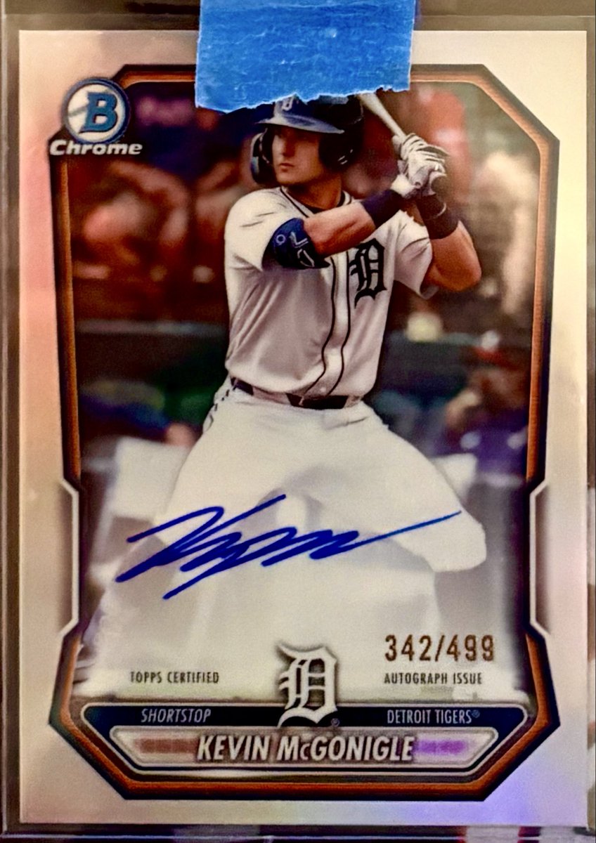 TresorSports's tweet photo. More #Bowman Hobby #BaseballCards Hits
#KevinMcConigle #Autograph #Refractor /499
#DenielOrtiz Black #XFractor /10
#GabrielGonzalez Fuchsia Refractor/199
#JesusMade #Pink Border /175
#BaseballAmerica Top #MLB & #MiLB #Prospects #Rookies & #Autographs
#thehobby #SportsCards https://t.co/0hH3XIwVmT