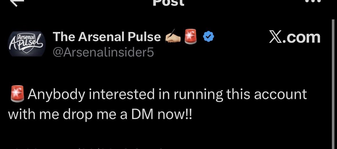 The ORIGINAL Arsenal Insider 🔍 tweet media