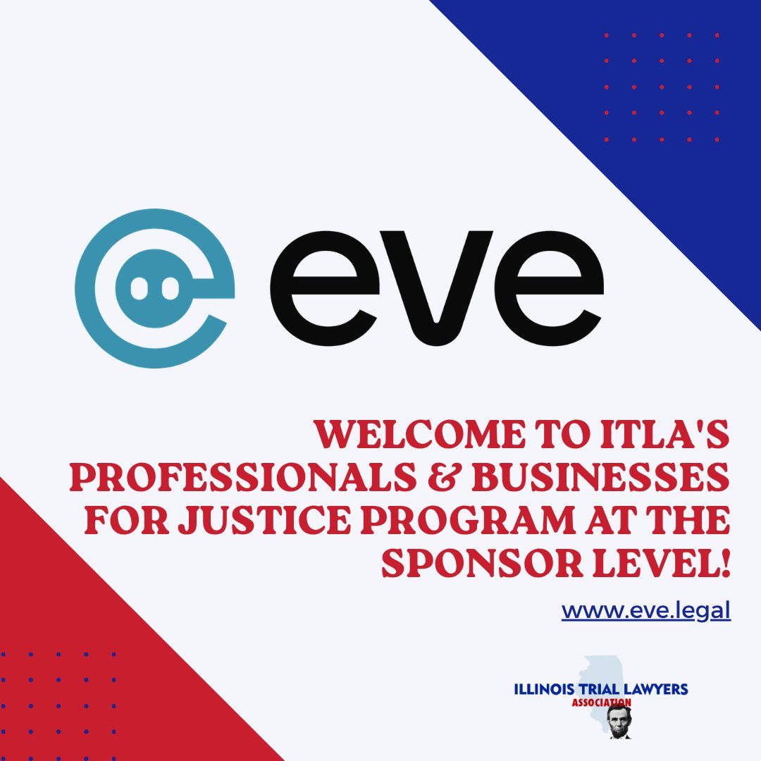 iltla's tweet photo. Please welcome our newest sponsor, @evelegalai . https://t.co/zKgCPCxkl6