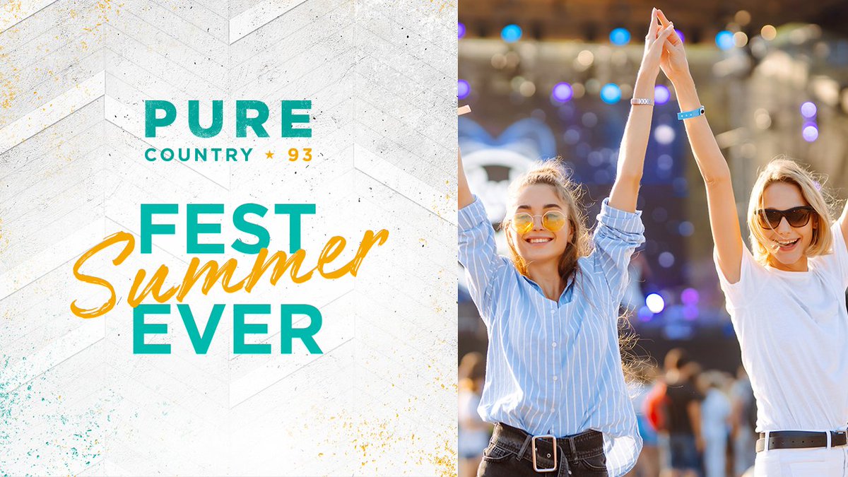 PureCountry93's tweet photo. It's Pure Country's FEST SUMMER EVER! 🤠🎶🤩

Head to https://t.co/zCfp2FJUQv right now for your chance to win tickets to Pure Country Night at @RockTheParkLDN on July 16! 🔥😍

You can also find us around London this summer to win tickets too! 🤠 https://t.co/ze4mnVytpb
