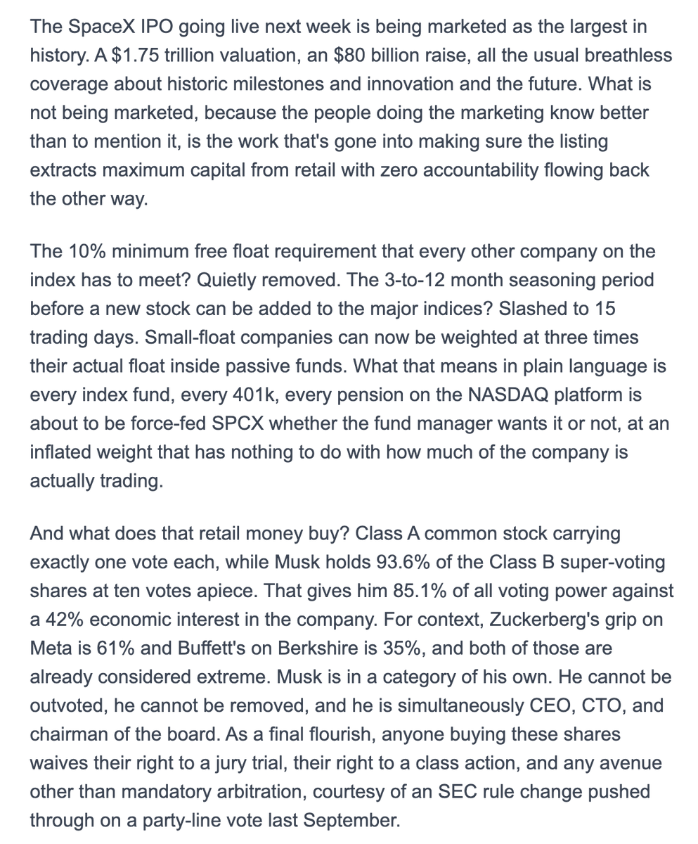 SimonOrmandy's tweet photo. On the spaceX IPO by @sircryptotips. https://t.co/0IQUO1oSkp