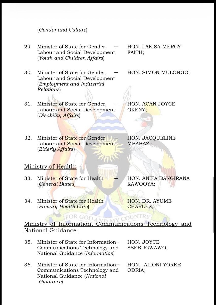 Numbersuganda's tweet photo. Victoria University VC Dr. Muganga replaces Gen David Muhoozi as State Minister for Internal Affairs!!! https://t.co/rd7scbVOYJ