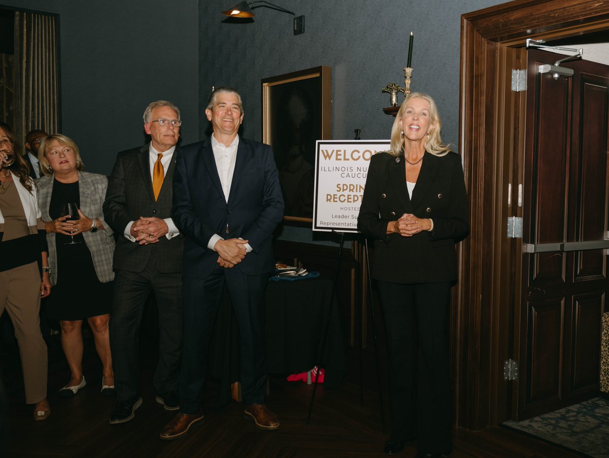 SenatorRezin's tweet photo. Last week, I was proud to help host the very first Illinois Nuclear Caucus reception, bringing together lawmakers, industry leaders, and advocates to continue important conversations about the future of reliable and affordable energy in Illinois. https://t.co/tG6iVp7Ck7