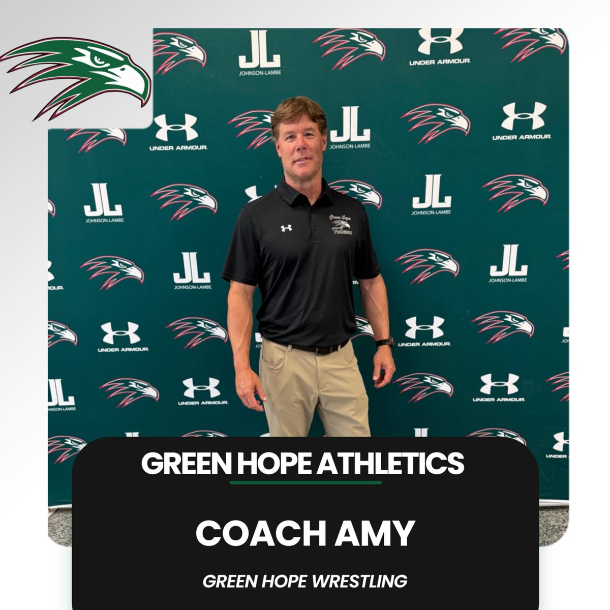 GHHSSports's tweet photo. We are excited to welcome Coach Amy as the new Head Coach of the Men's and Women’s Wrestling team! https://t.co/jFOk2mLQWx