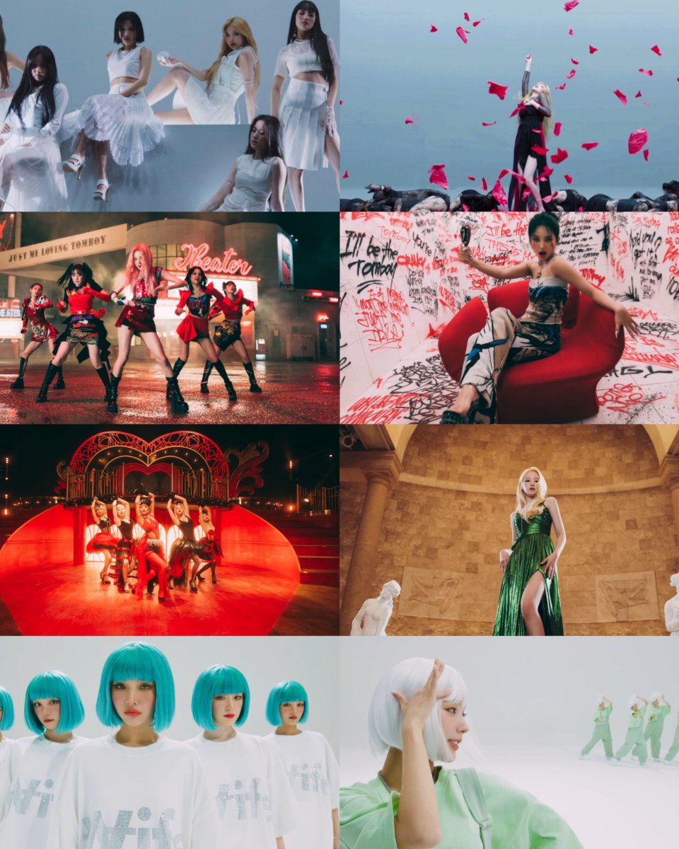 LIONlDLE's tweet photo. "From the queer subtext &amp; religious imagery of "Oh My God" to the gendered rebellion of "Tomboy," the domestic satire of "Wife" &amp; the body politics of "Nxde," the group has consistently challenged narrow ideas about femininity &amp; the expectations of women to behave publicly" + https://t.co/JzGfdnnNbj