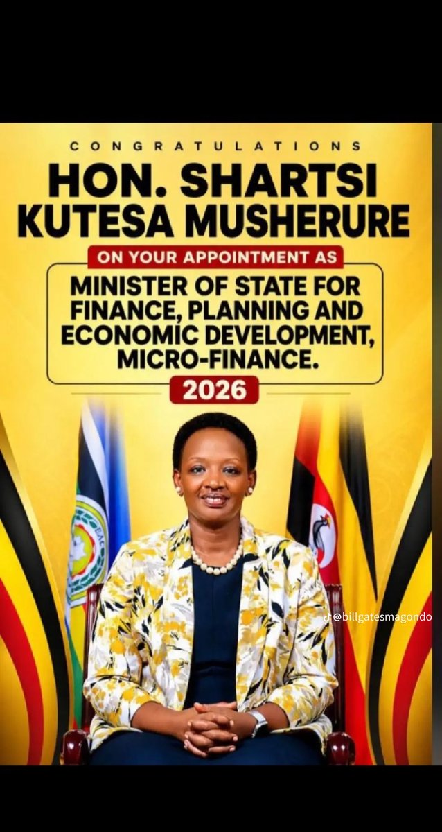 SirAmbaho's tweet photo. Congratulations Honourable Minister @SMusherure https://t.co/dwKQ0icOqF