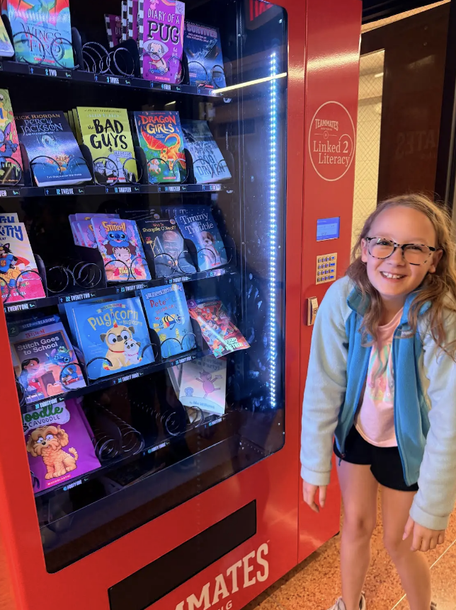 NorrisElem's tweet photo. Book Vending Machine Winners! https://t.co/g8glKvd1m0