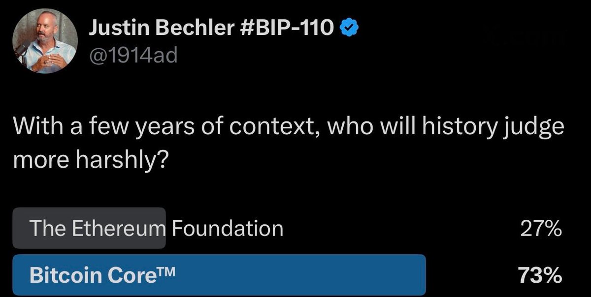 Justin Bechler #BIP-110 tweet media