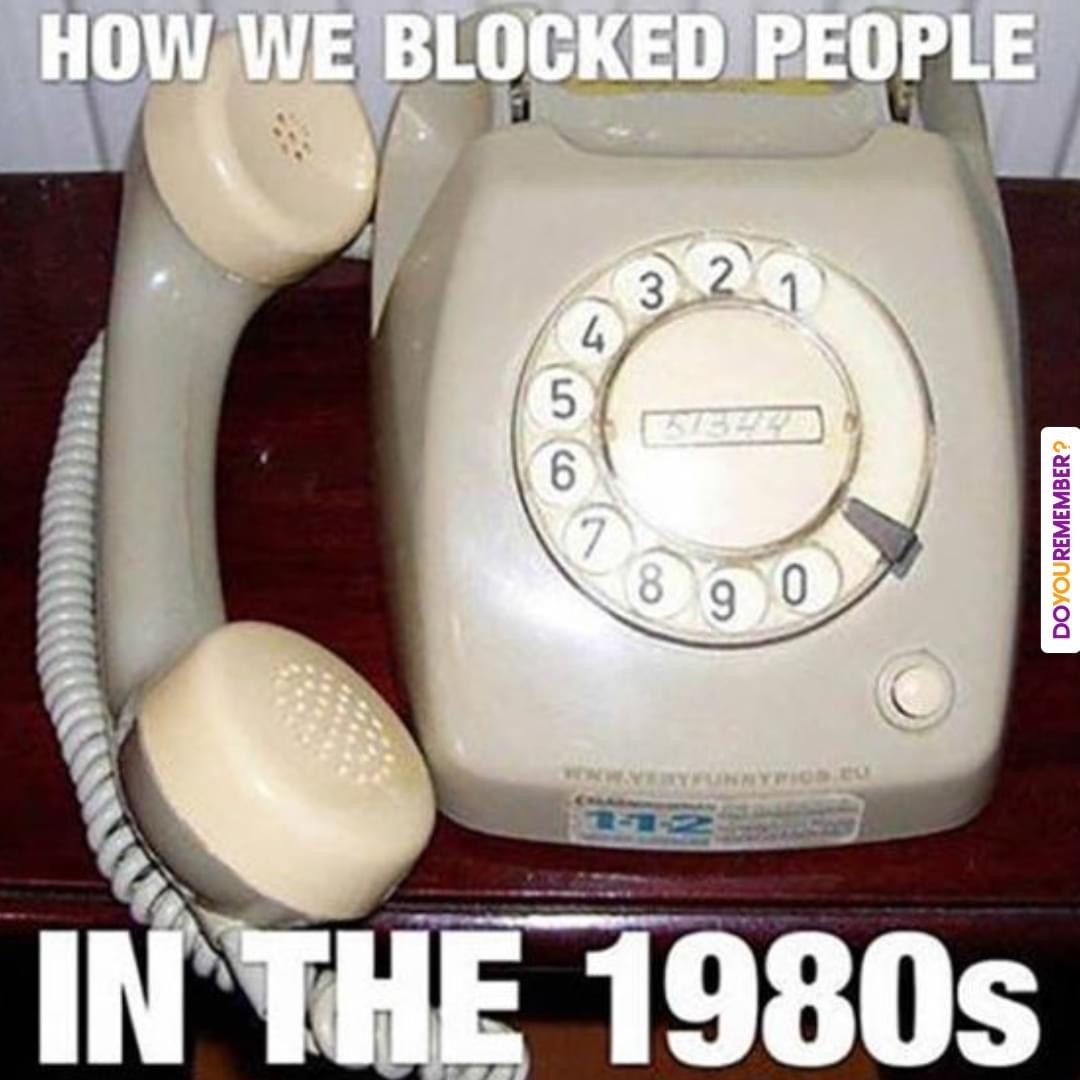 salvatorebrizzi's tweet photo. Come bloccavamo le persone negli anni '80. https://t.co/r8dAcpQ8W2