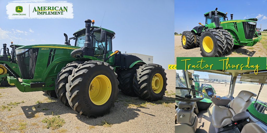 AmericanImp's tweet photo. 🔥#TractorThursday 🇺🇸
Check out this 2020 John Deere 9520R Tractor
$368,500 | ⬇️ LOW 4.9% APR for 24/36 Mos
🔗: https://t.co/yJR84mcraJ

Contact our friendly Sales Staff for details.
#9520RTractor #9520R #9520R #johndeere9520R #4WDTractor #johndeereusedequipment #tractor https://t.co/PKUyuHdcyO