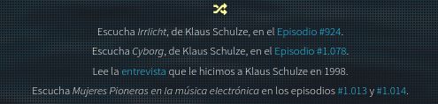 lostfrontier's tweet photo. Escucha Irrlicht, de Klaus Schulze, en el Episodio #924 --> https://t.co/JCpFVvUdNg
Escucha Cyborg, de Klaus Schulze, en el Episodio #1.078 --> https://t.co/2FKcB63rTY https://t.co/v0uNovgKZb