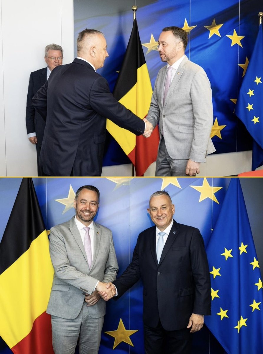 JozefSikela's tweet photo. Belgium 🇧🇪 is one of Team Europe’s most active partners in Global Gateway, involved in 25 projects across three continents. Good to meet today with Deputy Prime Minister and Foreign Minister @prevotmaxime.

We focused on shared priorities: the Lobito Corridor, the Green Corridor, or investments in critical raw materials.