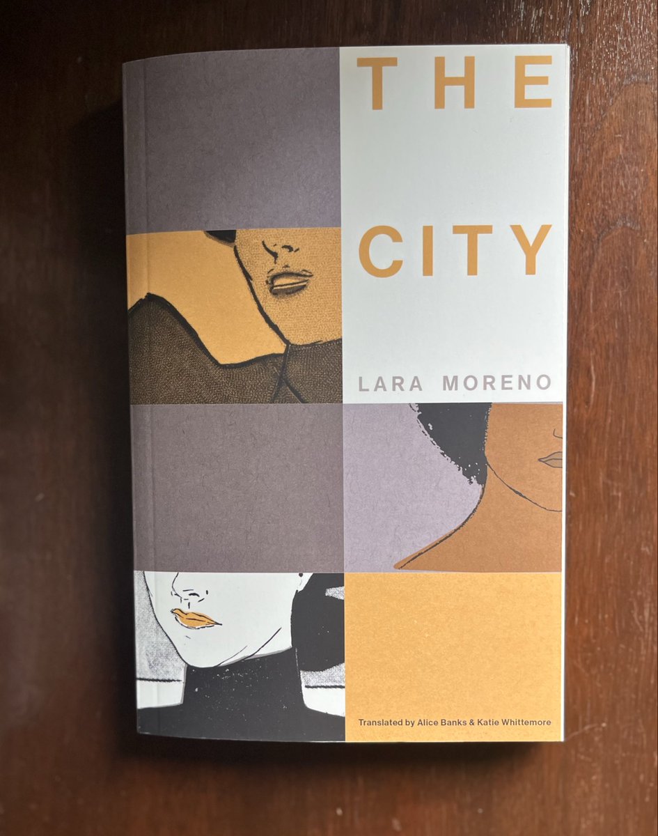 open_letter's tweet photo. We’re proud to announce that The City by Lara Moreno, translated from the Spanish by Alice Banks &amp; Katie Whittemore, officially comes out today! https://t.co/pgKiGWA00m https://t.co/qFt8zvtNhX