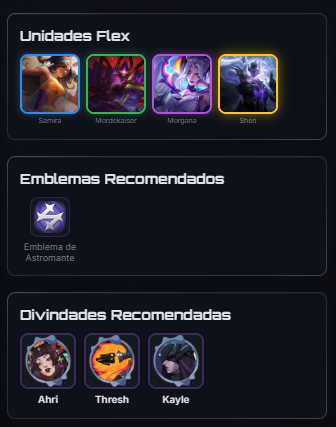 TFTPremium's tweet photo. No Estágio 4, rolete agressivo no Nível 8 por Xayah 2, TK 2 e/ou Nunu 2. Priorize itens de Mana no Nunu e itens de Vida no TK, mas coloque 3 itens no primeiro que achar.

Use Samira até achar Jhin. Vá 9 no 5-3 para fechar sua comp, e jogue para Jhin 2 como condição de vitória! https://t.co/B0GKOQmZri