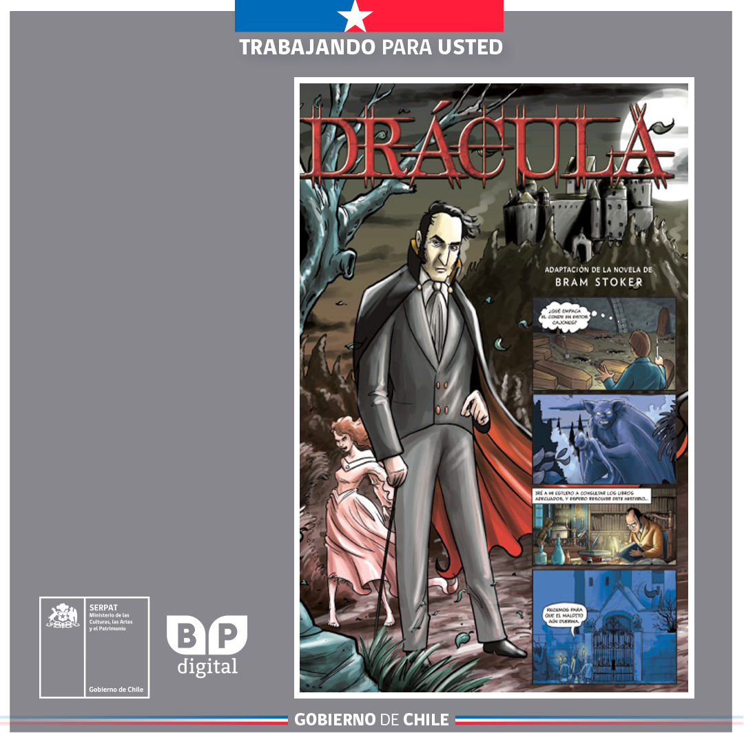 BPDigital_cl's tweet photo. Un 26 de mayo de 1897 se publicó Drácula, la obra maestra de Bram Stoker que cambió la literatura de terror para siempre. 🧛‍♂️📜 Encuentra este gran clásico gótico en diferentes versiones y formatos en la BPDigital: https://t.co/OxvmXJ5rmP https://t.co/7bElvzBuhI