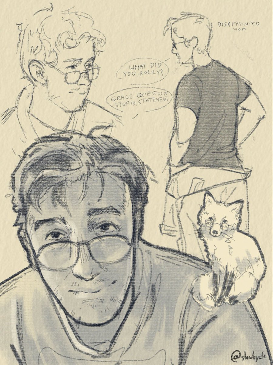 shubyck's tweet photo. Grace sketches cause finals are killing me 
#projecthailmary #rylandgrace https://t.co/QPEEH9wEZP