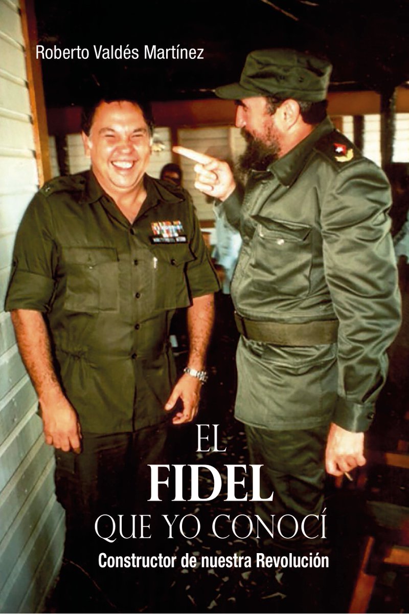 ecsanluis's tweet photo. Miércoles 27 | 2:00 pm | @centrofidel 
Presentación del libro "El Fidel que yo conocí. Constructor de nuestra Revolución", de Roberto Valdés Martínez.
Homenaje al Centenario del Comandante en Jefe y al 65 aniversario del @minint_cuba

📚 Habrá libros impresos.

#100AñosConFidel https://t.co/t3Md7okXn2