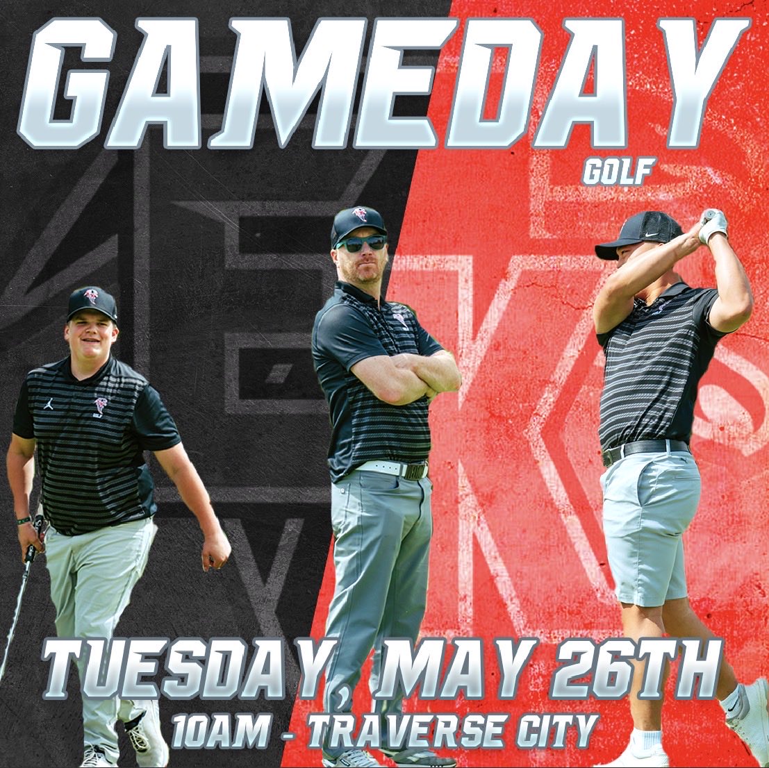 eksports_org's tweet photo. Boys Golf is on the road to Traverse City! Let’s go Falcons‼️ #eksports https://t.co/8aeyPDoe00