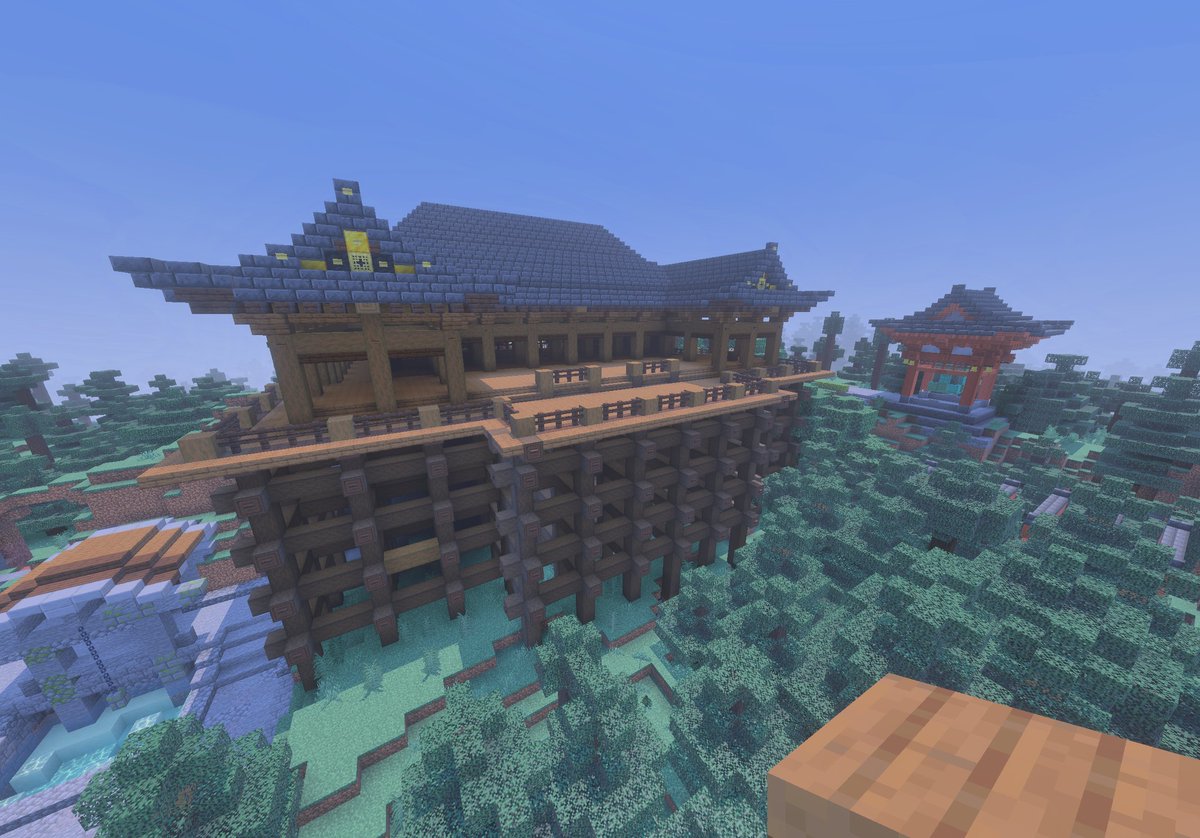 TakumiTakaX's tweet photo. 清水寺と伏見稲荷大社にインスパイアされた寺院複合施設を制作中。
#japanesetemple #minecraft #minecraftjapan #kiyomizudera #japan #architecture #edo #fushimiinaritaisha
#清水寺 #伏見稲荷大社 #マインクラフト #日本の寺院 #マイクラ建築 #日本 #江戸時代 #建築 #江戸 https://t.co/bLWXeGHEKQ