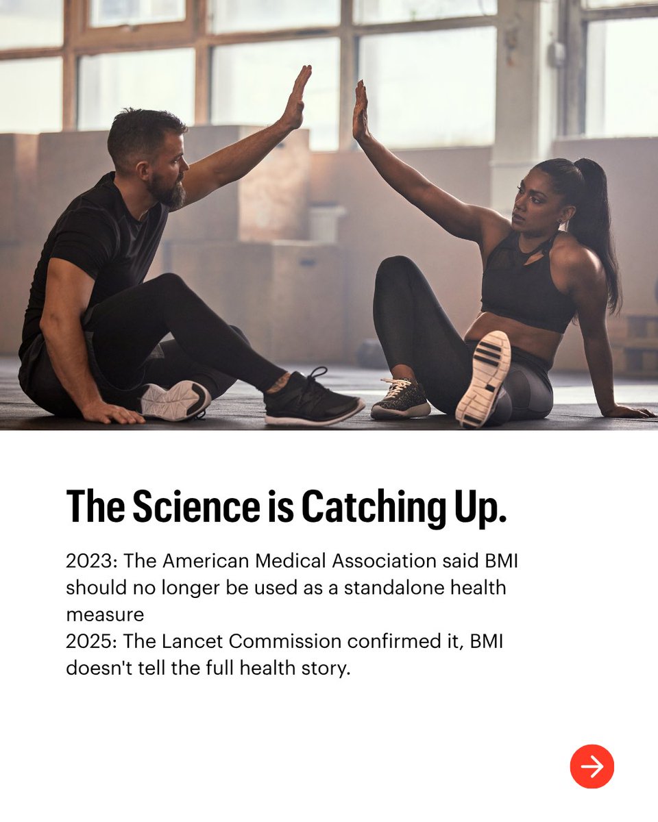 zerolongevity's tweet photo. Your doctor is judging your health with a tool invented in the 1830s. And it was never designed for you.

BMI doesn’t measure fat, muscle, or where fat lives in your body. It’s a population statistic, not a personal health score. https://t.co/yNlJi4bFyi