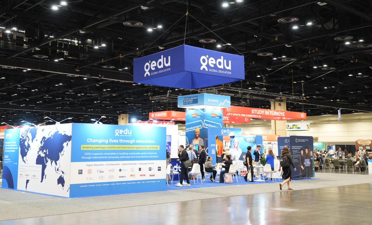GEDUglobal's tweet photo. GEDU Global Education is shining at @NAFSA 2026.

Join our team for meaningful conversations, fresh perspectives and exciting discussions around the future of international education, global mobility and collaboration.

#GEDUGlobal #InternationalEducation #HigherEducation https://t.co/rgFNMG2VoV