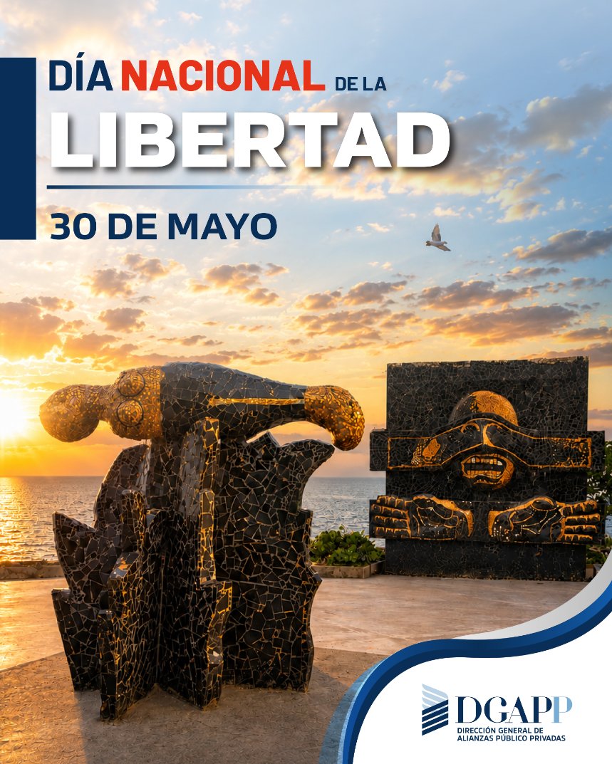 DGAPPRD's tweet photo. En el #DíaDeLaLibertad, conmemoramos el inicio de la democratización de RD. Desde la DGAPP, honramos el valor y el sacrificio de los héroes del 30 de mayo de 1961. https://t.co/eb9EFLnQoM