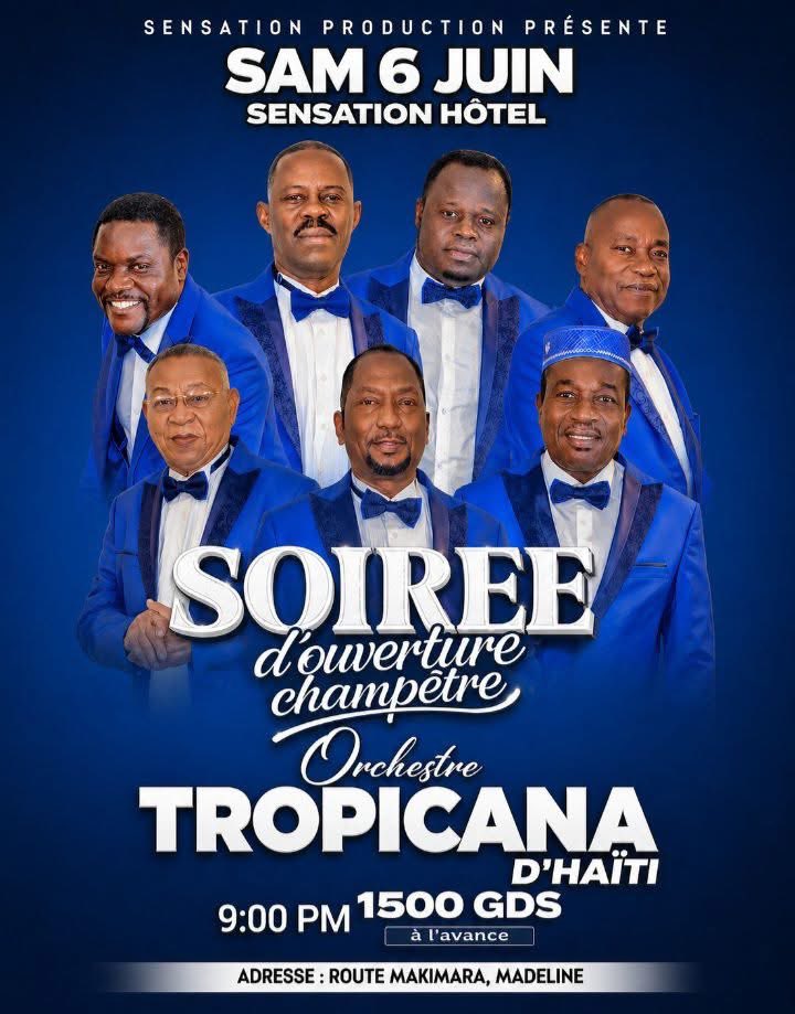 MathiasCFORA's tweet photo. 🎤L’équipe de SENSATION HÔTEL vous donne rendez-vous ce 06 Juin Prochain à Madeline, question de lancer officiellement pour les Fans de TROPIC,  la <SAISON CHAMPESTRALE> cette année- 

✍🏾Mathias https://t.co/2448PO4N60