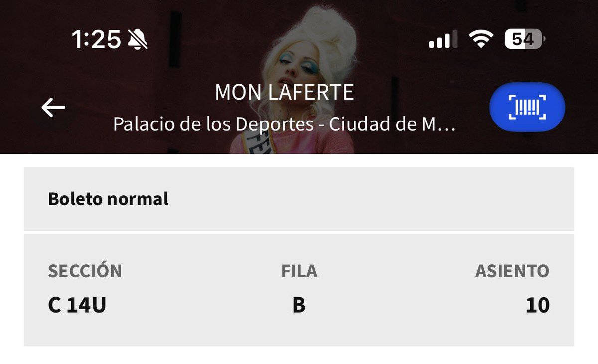 _PerlaSanfer's tweet photo. Hola!! Estoy vendiendo tres boletos para Mon Laferte el 31 de mayo en el palacio de los deportes.  

Si te interesan podemos llegar a un acuerdo.  

@mx_tickets 
#Monlaferte
#boletos https://t.co/ZJWzhJbyEK