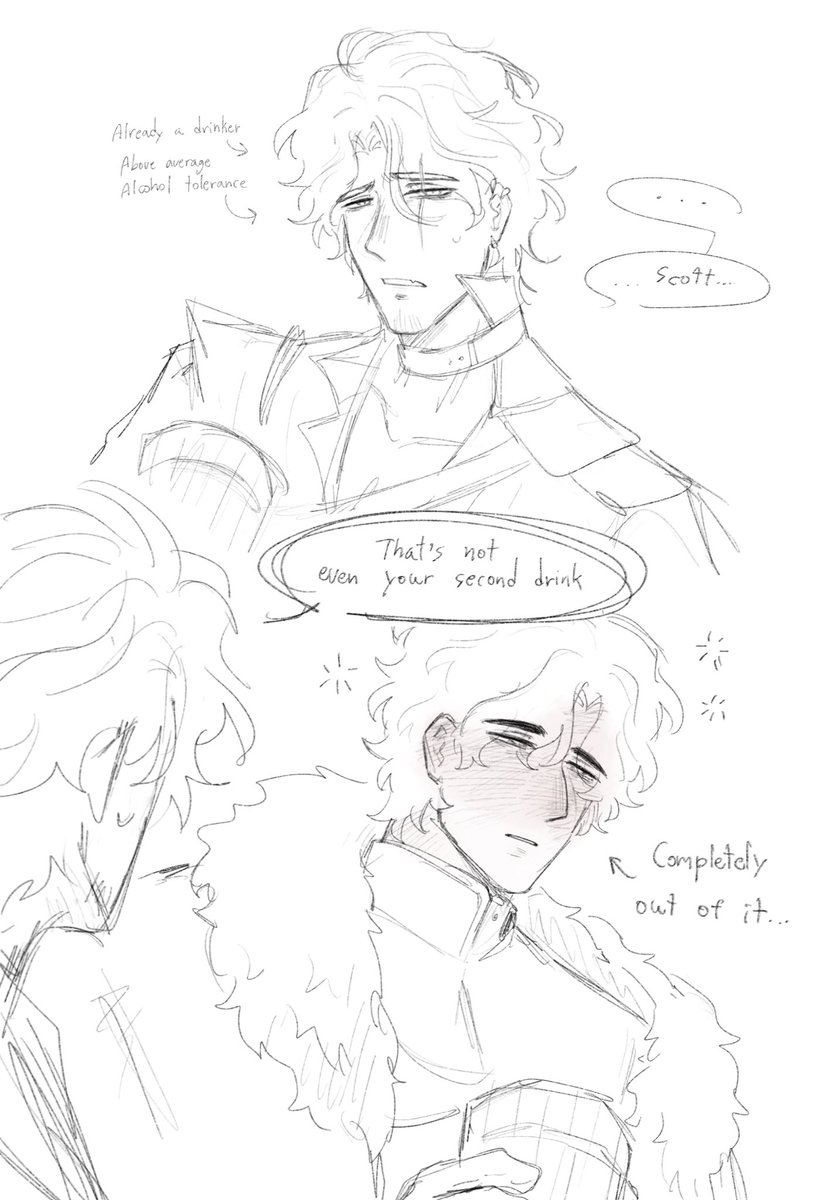 Qinny007's tweet photo. One of my favorite headcanon is TF!Scott having comically zero to non alcohol tolerance #theflight https://t.co/Y2hoDgbjjM