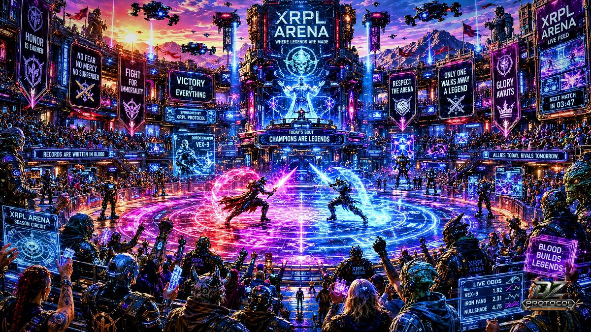 dz_protocol's tweet photo. Welcome to the #xrpl arena! 
#dzprotocol #pantheonengines #xrpl #xrp https://t.co/uaSIRq53g5