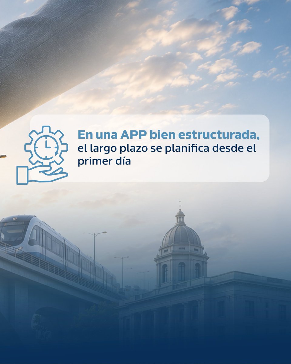 DGAPPRD's tweet photo. Una APP bien estructurada planifica el futuro. Mediante la reversión, la infraestructura o servicio retorna al Estado dominicano en condiciones óptimas al finalizar el contrato. Diseñamos proyectos con visión de largo plazo para asegurar el bienestar de la ciudadanía. https://t.co/WUiOjoU57A