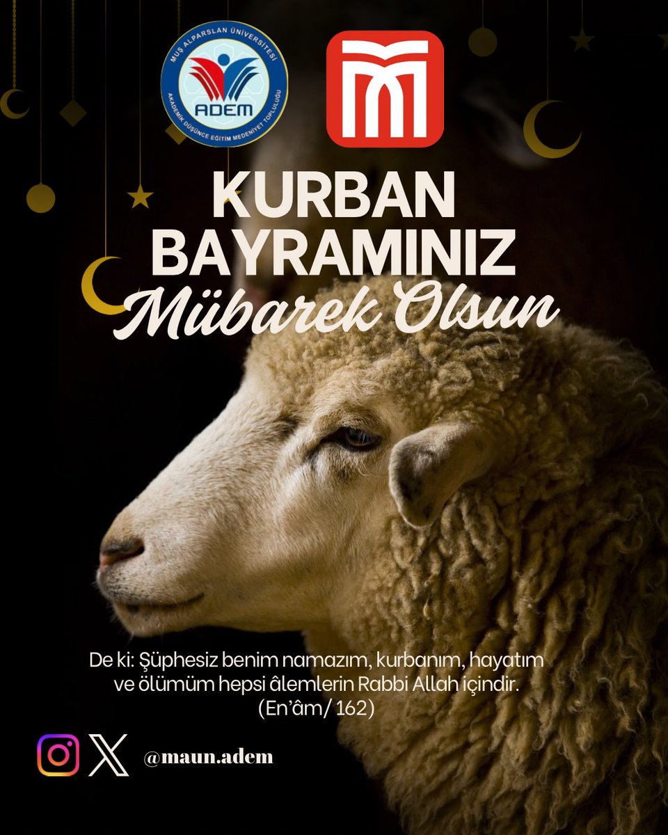 MaunAdem's tweet photo. Kurban bayramımız mübarek olsun. 🐏 

@gencmemursen 
@ADEMgenelmerkez 
@mstemrebalci 
@_aliyalcin_ 
@hasan_yldz_06 https://t.co/XSvUv749gX