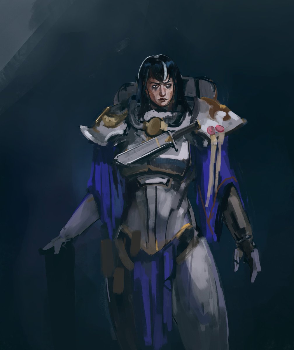 GangSororitas's tweet photo. "Silence" (1/2)

A sketch of Sister Iris of Fireteam Kali. Short story below. Art by @/arielscar_art on IG. Story by me. https://t.co/IfY176JsuA