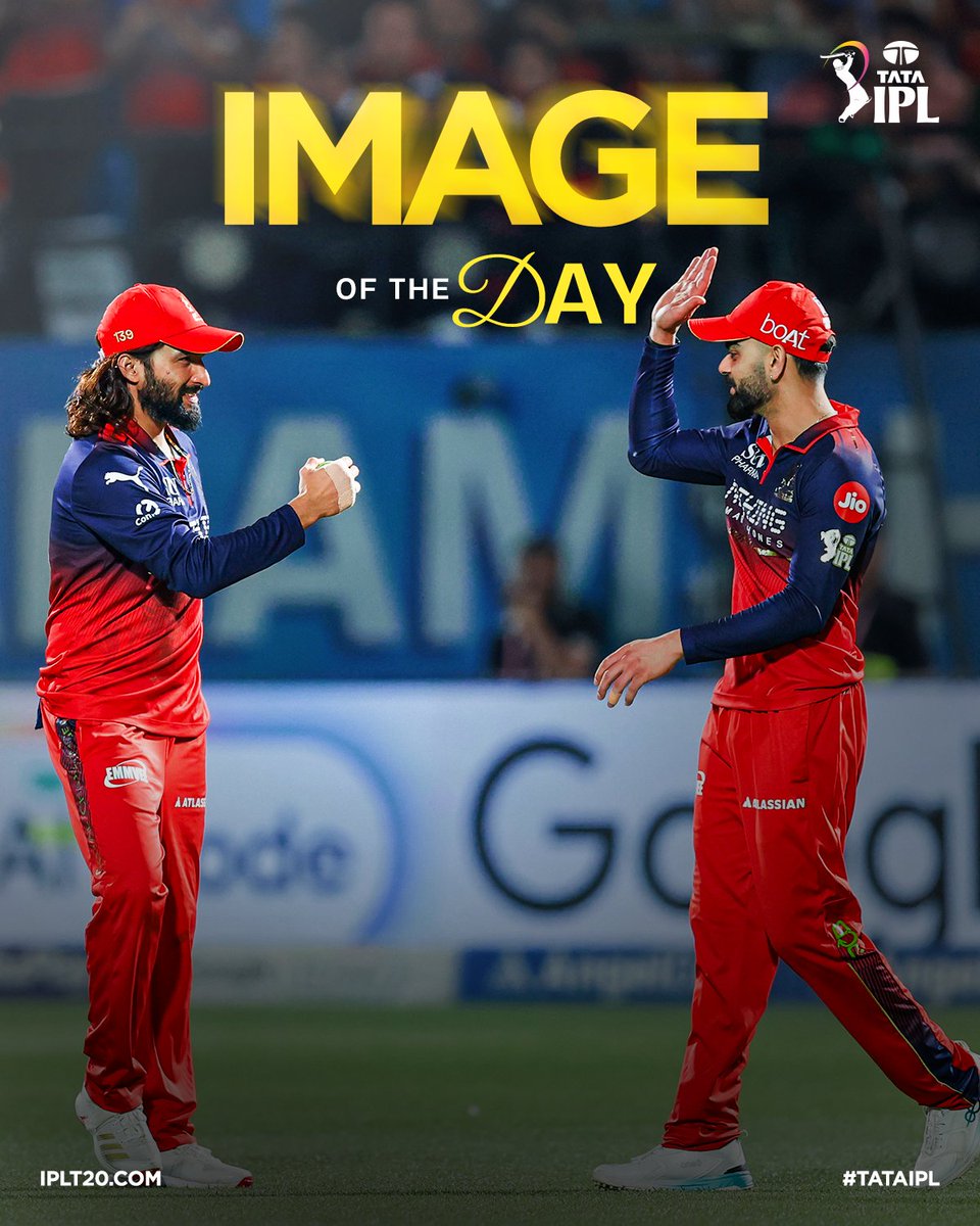 IPL's tweet photo. 📸

The leader of a new chapter 🤜 🫷The face of a generation 

#TATAIPL | #Qualifier1 | #TheFinalLeap | #RCBvGT | @RCBTweets https://t.co/h0SjMCzb5s
