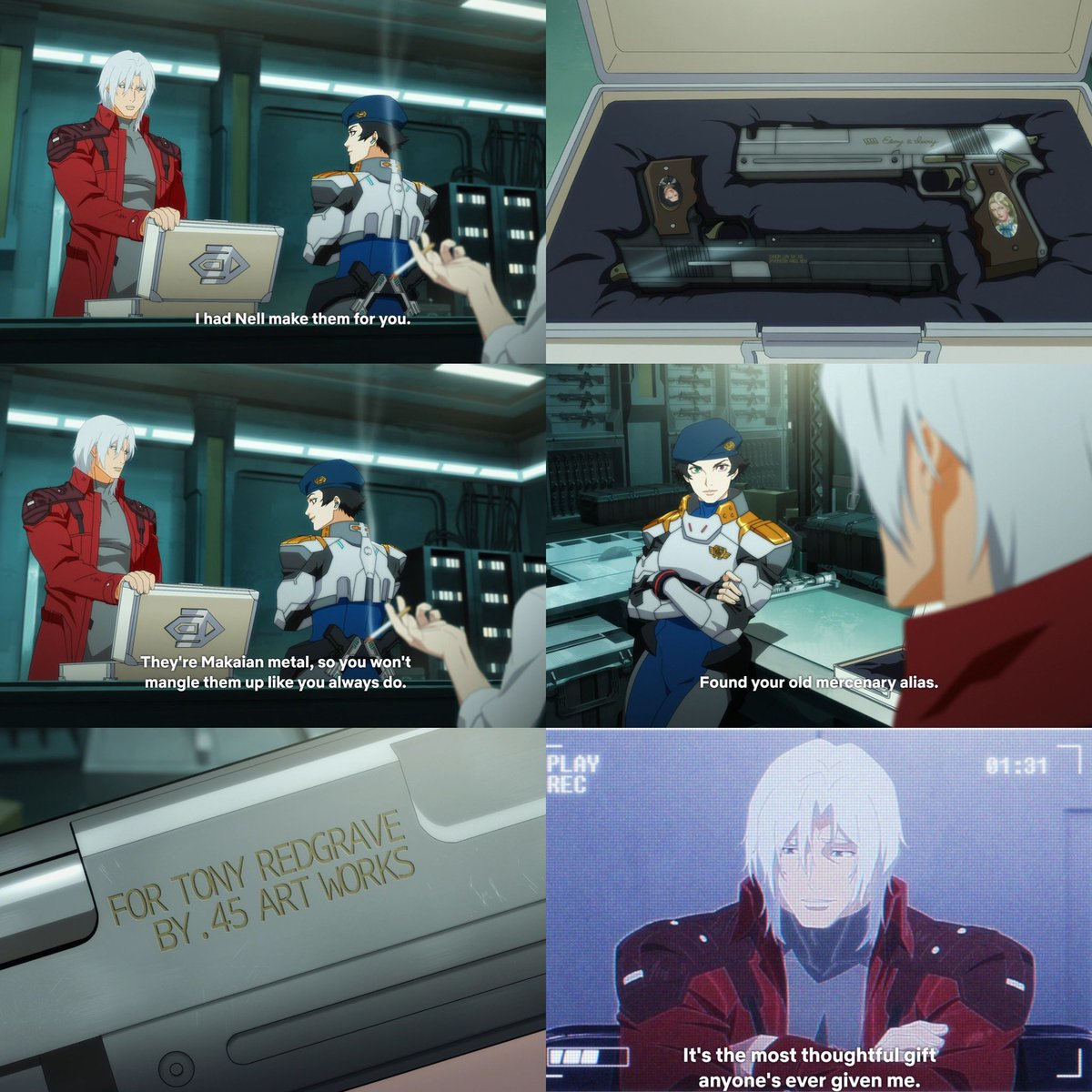 k4zuigetsu's tweet photo. #DevilMayCry #DanLady 

Lady in Season 1: "You are not getting another gun."

Lady in Season 2: https://t.co/iScL4kpXjb