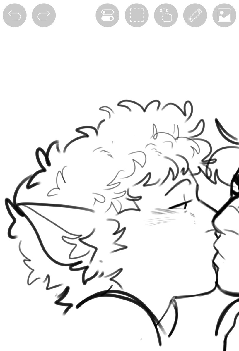 ArtSethco's tweet photo. Wip) uhmmmm  Kiss kiss https://t.co/gO0GblK339
