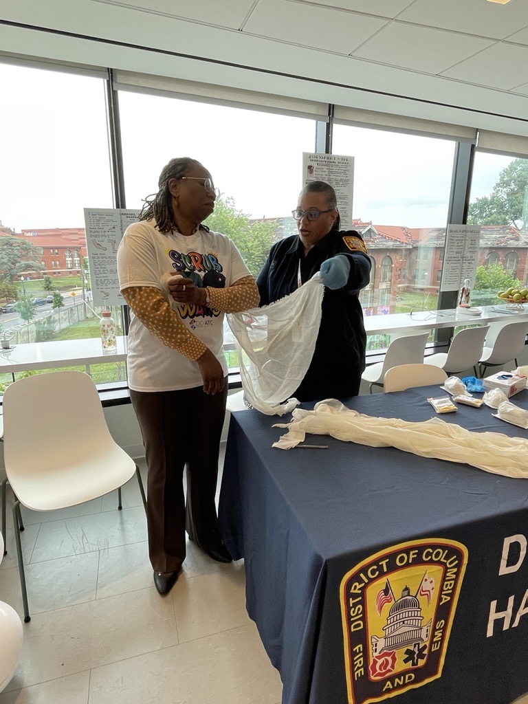 OSSEDC's tweet photo. Amazing day at Scrub Wars! 

Supt. Mitchell joined our Ward 8 Advanced Technical Center students for a high‑energy, hands‑on showdown testing their healthcare skills. Huge thanks to our partners for powering real‑world simulations. Proud of our scholars for showing up &amp; shining! https://t.co/lMbNdeWbNs
