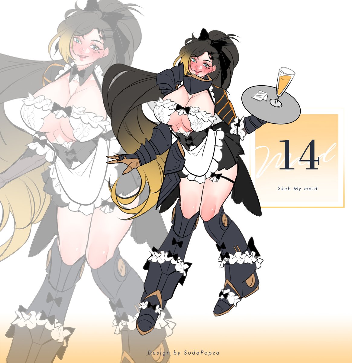 Popza10Cm's tweet photo. Double maid!! 💖

#vgen #vgencomm #vgenopen https://t.co/Z7d8cLPNx2
