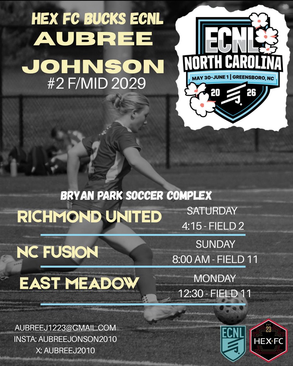 aubreej2010's tweet photo. Headed to ECNL North Carolina! Hope you can see me play!!!! https://t.co/xWR5ZDBm1q