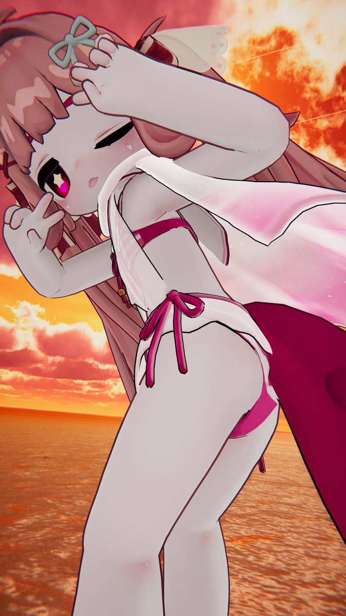 nayabus's tweet photo. おはよう～
 夏の恋が近づいてきたわ。いつキスするの？(ෆ˙ᵕ˙ෆ)♡ https://t.co/A4Ust7wNa0